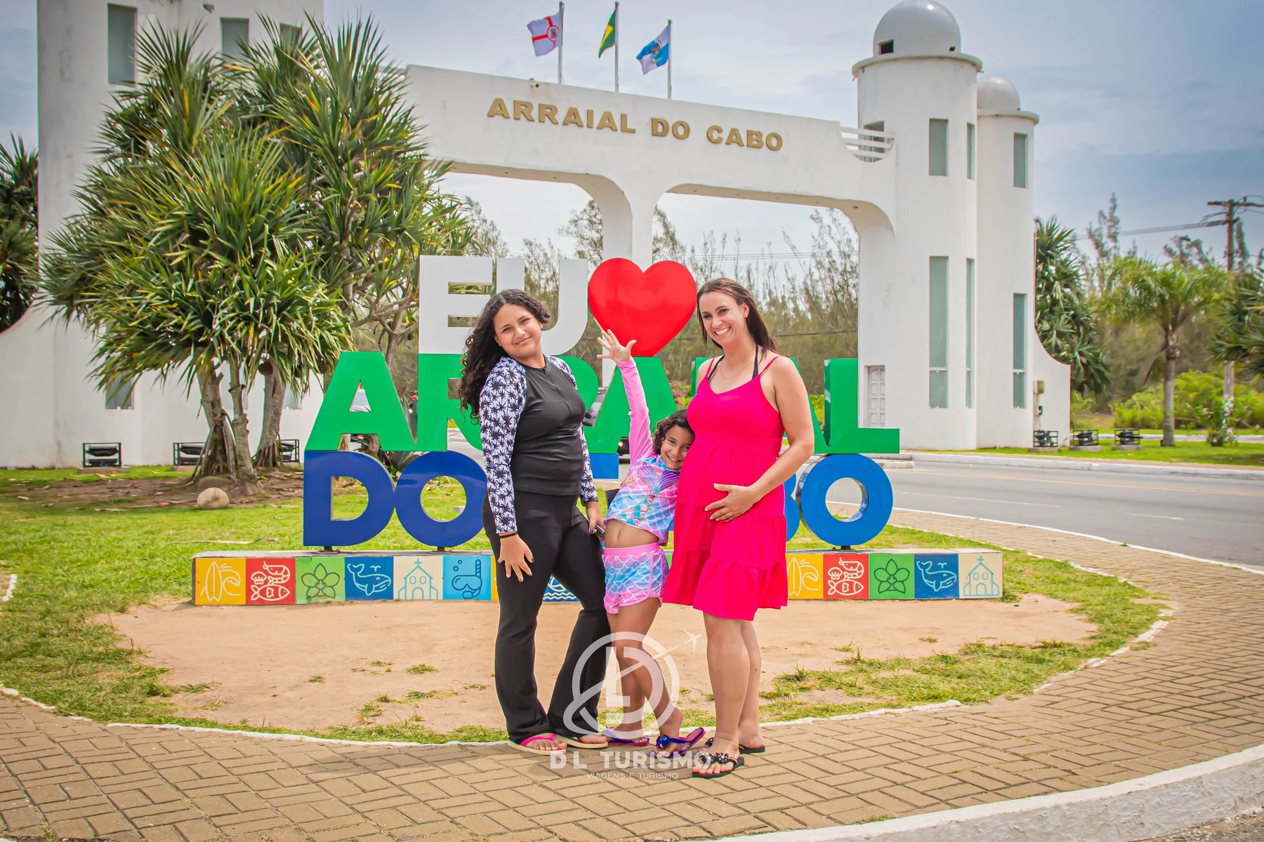 Passageiros da DL em viagem anterior, em Arraial do Cabo